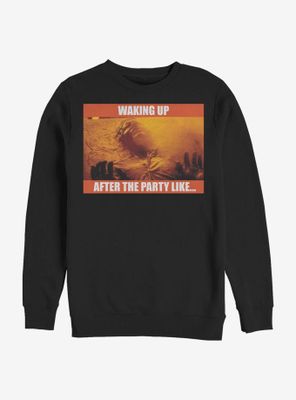 Star Wars Waking Up After The Party Sweatshirt