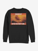 Star Wars Waking Up After The Party Sweatshirt
