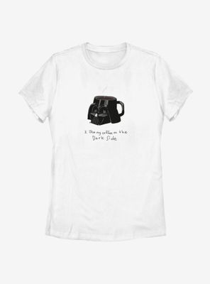 Star Wars Coffee Dark Side Womens T-Shirt