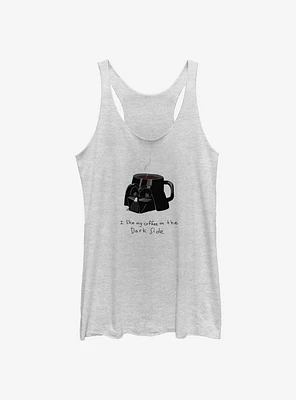 Star Wars Coffee Dark Side Womens Tank Top