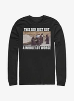 Star Wars This Day Just Got Worse Long-Sleeve T-Shirt