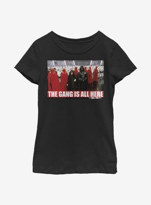 Star Wars Gang Is All Here Youth Girls T-Shirt