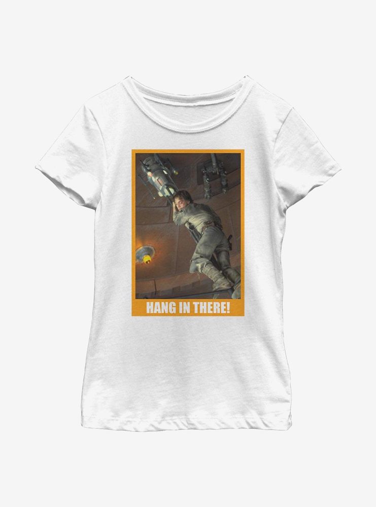 Star Wars Hang There Luke Youth Girls T-Shirt