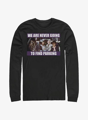 Star Wars Never Find Parking Long-Sleeve T-Shirt