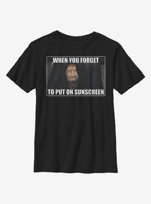 Star Wars Forget Sunscreen Youth T-Shirt
