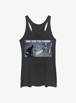 Star Wars Give You A Hand Womens Tank Top