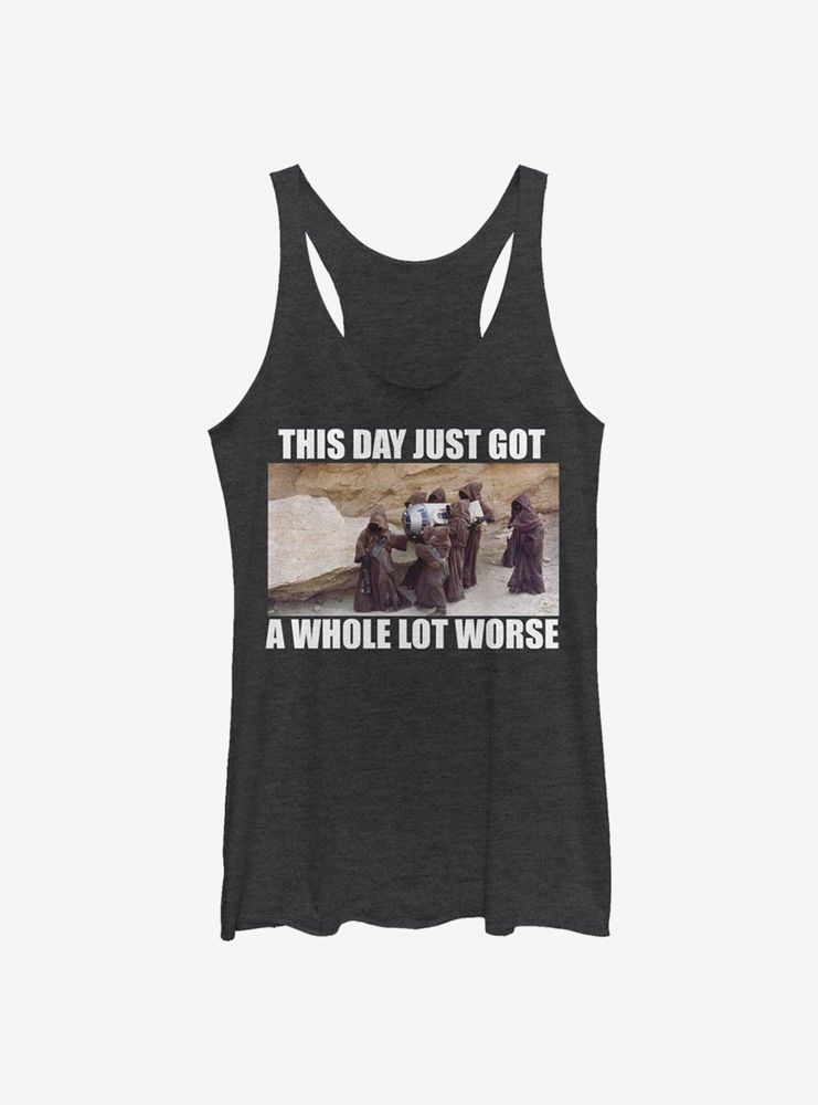 Star Wars This Day Just Got Worse Womens Tank Top