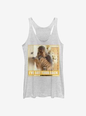 Star Wars Chewie I've Got Your Back Womens Tank Top