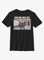 Star Wars This Day Just Got Worse Youth T-Shirt