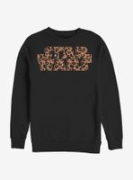 Star Wars Logo Cheetah Fill Sweatshirt