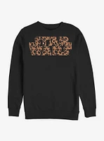 Star Wars Logo Cheetah Fill Sweatshirt