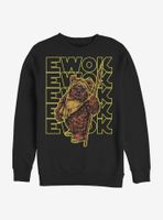 Star Wars Retro Multiple Ewok Sweatshirt