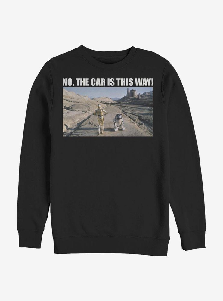 Star Wars Where's The Car Sweatshirt