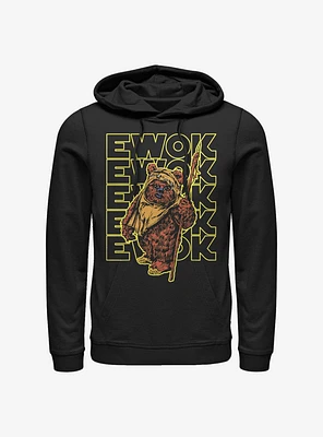 Star Wars Retro Multiple Ewok Hoodie
