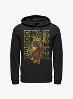 Star Wars Retro Multiple Ewok Hoodie