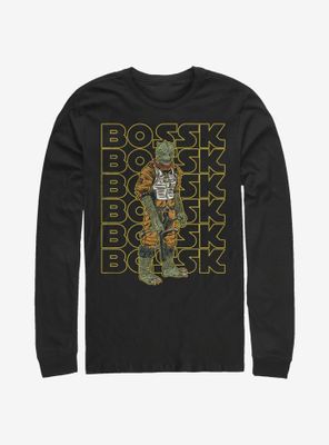 Star Wars Retro Multiple Bossk Long-Sleeve T-Shirt