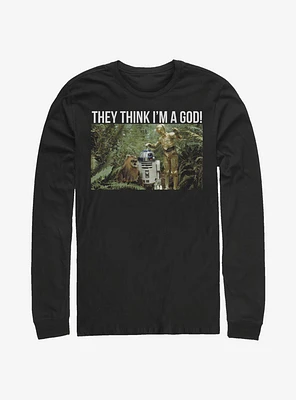 Star Wars C-3PO God Long-Sleeve T-Shirt