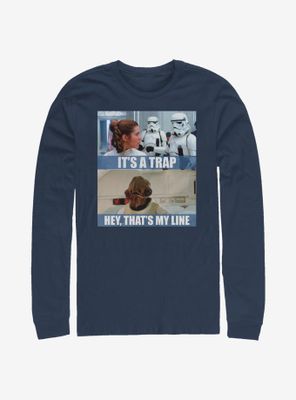 Star Wars It's A Trap Line Long-Sleeve T-Shirt