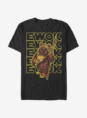 Star Wars Retro Multiple Ewok T-Shirt