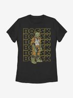 Star Wars Retro Multiple Bossk Womens T-Shirt