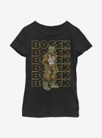 Star Wars Retro Multiple Bossk Youth Girls T-Shirt