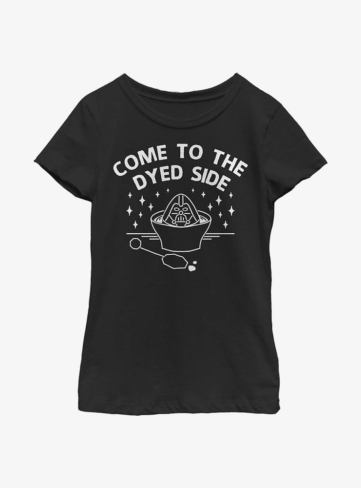 Star Wars Darth Dyed Egg Side Youth Girls T-Shirt