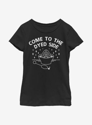 Star Wars Darth Dyed Egg Side Youth Girls T-Shirt