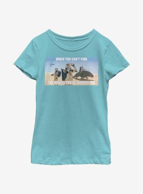 Star Wars Storm Troopers Can't Find Droids Youth Girls T-Shirt