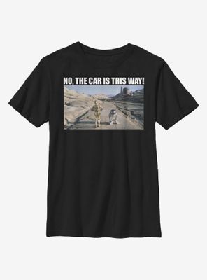 Star Wars Where's The Car Youth T-Shirt