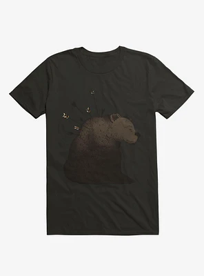 I'm Fine Bear Black T-Shirt