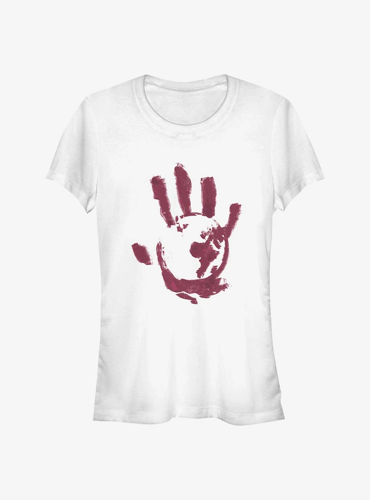 Marvel The Falcon And Winter Soldier Bloody Hand Girls T-Shirt