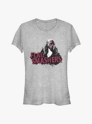 Marvel The Falcon And Winter Soldier Flag Smashers Girls T-Shirt