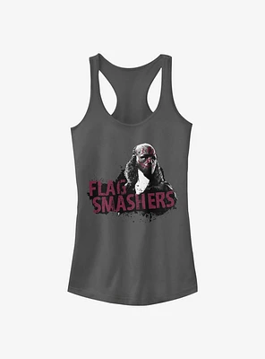 Marvel The Falcon And Winter Soldier Flag Smashers Girls Tank