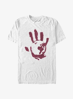 Marvel The Falcon And Winter Soldier Bloody Hand T-Shirt