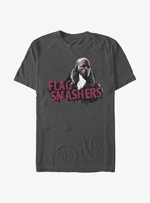 Marvel The Falcon And Winter Soldier Flag Smashers T-Shirt