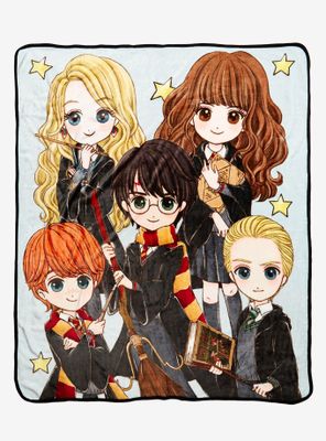 Harry Potter Chibi Harry & Friends Throw - BoxLunch Exclusive