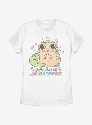 Star Wars Jabba Wabba Cute Womens T-Shirt