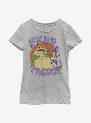 Star Wars Jabba Tacos Youth Girls T-Shirt