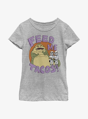 Star Wars Jabba Tacos Youth Girls T-Shirt