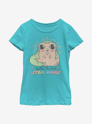 Star Wars Jabba Wabba Cute Youth Girls T-Shirt