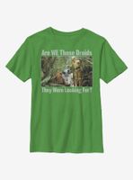 Star Wars Are We Those Droids? Youth T-Shirt