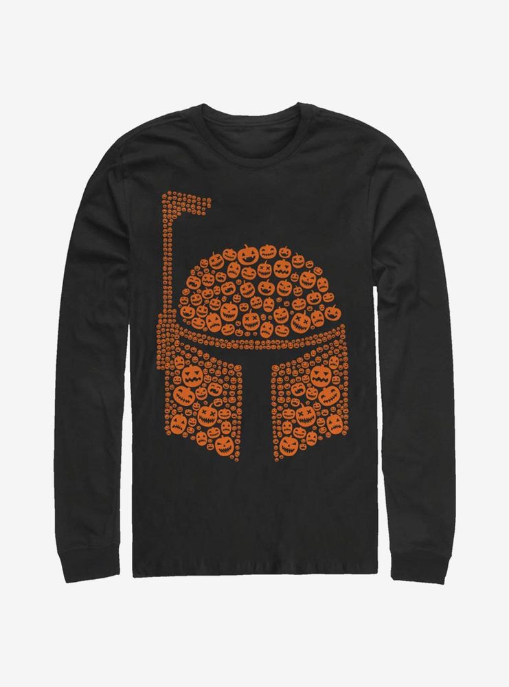 Star Wars Boba Jackolanterns Long-Sleeve T-Shirt