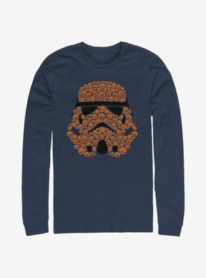 Star Wars Stormtroopers Jackolanterns Long-Sleeve T-Shirt