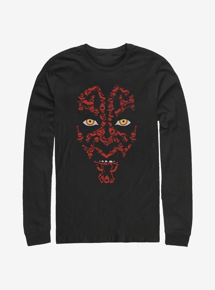 Star Wars Darth Maul Halloween Long-Sleeve T-Shirt