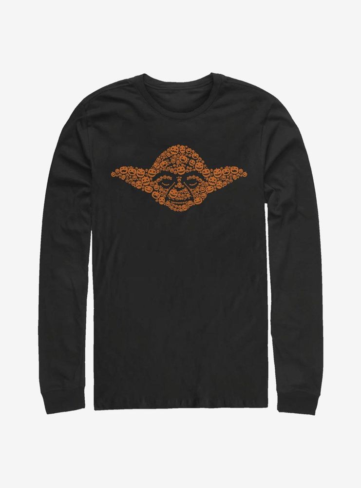 Star Wars Yoda Jackolanterns Long-Sleeve T-Shirt