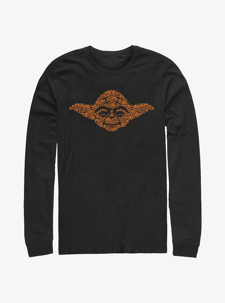 Star Wars Yoda Jackolanterns Long-Sleeve T-Shirt