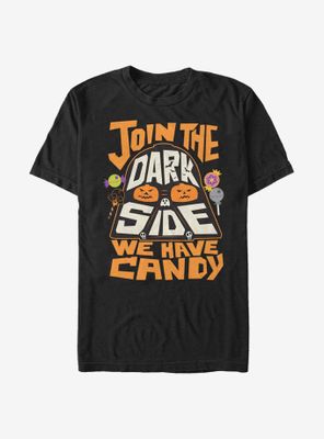 Star Wars Join The Dark SIde We Have Candy Vader T-Shirt