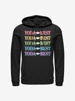 Star Wars Yoda Best Rainbow Hoodie