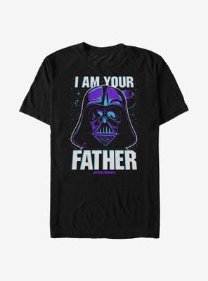 Star Wars I Am Your Father Vader Bold Letters T-Shirt