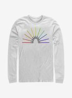Star Wars Light Sabor Rainbow Long-Sleeve T-Shirt